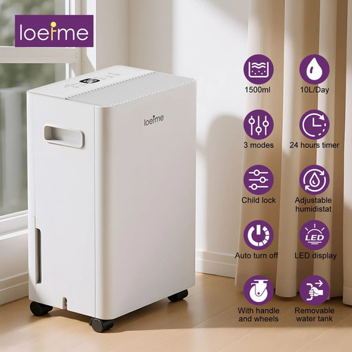 10l day large dehumidifier - 10l/day,