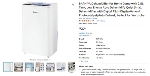 Barely used dehumidifier for - barely, used_dehumidifier