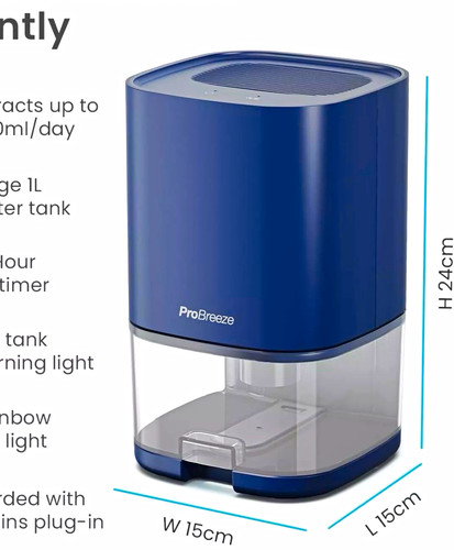 Pro breeze mini dehumidifier - pro,